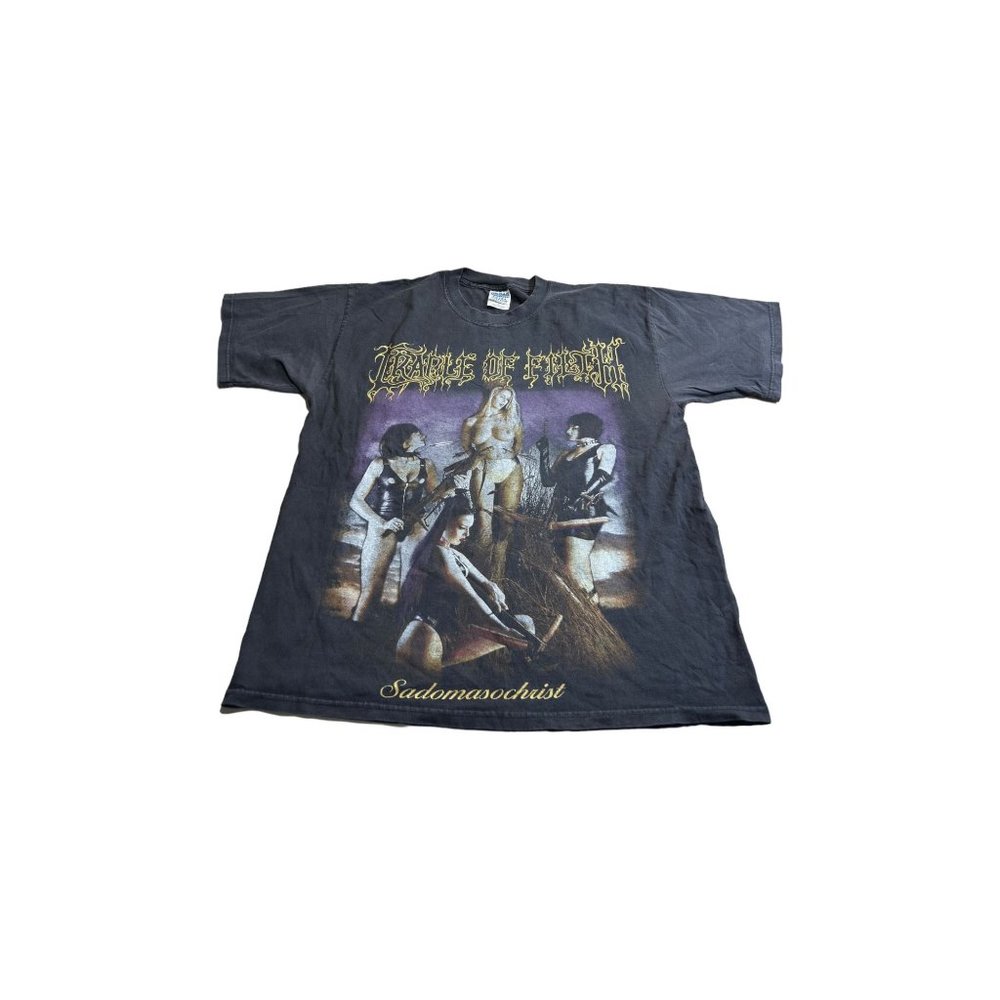 Vintage Cradle Of Filth Sin To Be Forgiven Tour Shirt Heavy Metal Rock Band Top